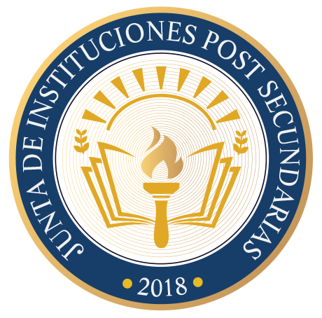 Sello de la Junta de Instituciones Post Secundarias de Puerto Rico
